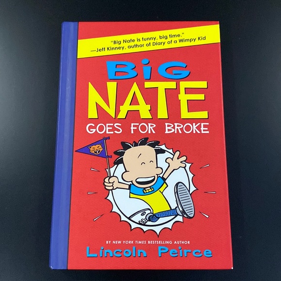 Big Nate #4: Big Nate Goes Broke by Lincoln Peirce - Hardcover Novel - Picture 1 of 4